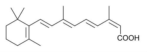 Strukturformel Isotretinoin
